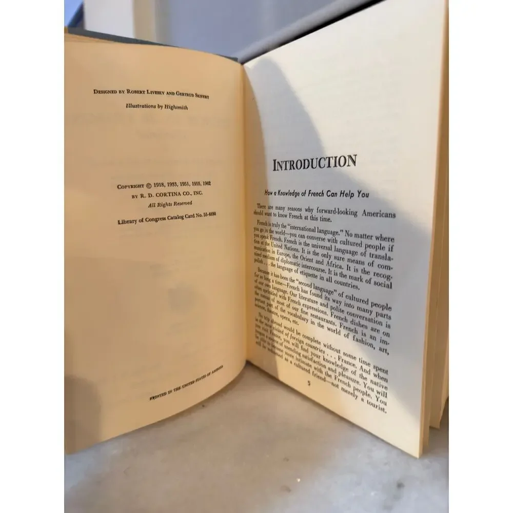 Cortina Method: French in 20 Lessons (1969, 81st Edition, Illustrated, HC/DJ)
